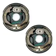 HICKS 2PK 10" x 2.25 Electric Trailer Brake Assembly (1 Right + 1 Left) 3500l...