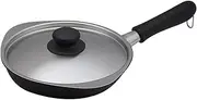 Sori Yanagi Magma Plate, Iron Frying Pan, 7.1 inches (18 cm), Induction Compatible, Lid Included