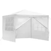 Instahut Gazebo 3x3m Marquee Wedding Party Tent Outdoor Camping Side Wall Canopy