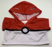 Build A Bear BABW Pokemon Pokeball Hoodie 023396 NWT