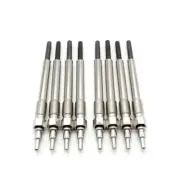 Glow Plug Set of 8 Dual Coil Replacement for Ford 7.3L Super Duty Powerstroke Tu