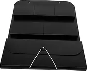 FIXOSHEE Hanging File Organizer Wall Mount File Holder with Ample Storage Pockets for Documents Cell Phones and Headphones Space Utilization for Office and Classroom Black