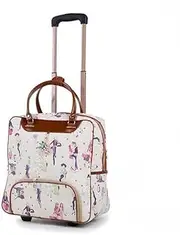 [LIASDOVO] Travel Bag Women'S Travel Luggage Trolley Bag Wheeled Suitcase Business Boarding Bag Travel Trolley Luggage Bag-Style 5