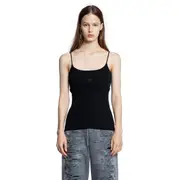 [MM6 MAISON MARGIELA] Signature Numeric Tank Top Black