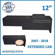 Chevy Silverado Extended /Double Cab 12" Single Sub Box Subwoofer Enclosure