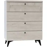 Bayville 4 Drawer Chest Urban Snow