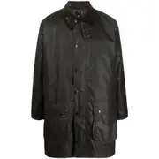 [Barbour] Barbour Northumbria Constrast-collar Wax Jacket 40 IT GREEN