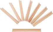 LRXIYODE 8Pcs Wooden Domino Bases Multi Functional Racks for DIY Domino Games Lightweight Display Stands for Letter Cards Domino Tiles Easy to Use Accessory for Endless Fun