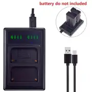 LED USB Dual battery charger for Neewer CN-160 LED Video Light Sony NP-F550