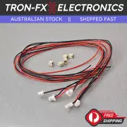 1/2/5PCS 2 Pin JST SH1.0 Cable Connector Plug + SMT / SMD Socket 300mm 28AWG