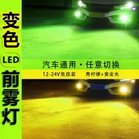 在飛比找樂天市場購物網優惠-大燈 led大燈 汽車LED 前霧燈 改裝燈 超亮 青檸檬 