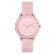 Lacoste 12.12 Silicone Pink Metallic Dial Women's Watch - 2001289