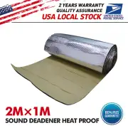 2M x 1M Automotive Heat Sheild Insulation Car Sound Deadener Noise Proofing 10mm (for: Honda Civic)