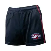 Melbourne Demons AFL Supporter Home Shorts Sizes XS-3XL BNWT
