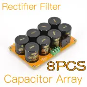 POWER.S-8 Rectifier Filter With Capacitor Array 8PCS （Nover 50v-10000uF X8）Board