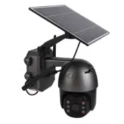 4G Solar Security Cameras Bidirectional Voice Intercom With Solar Panel PIR New