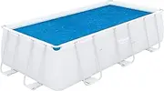 Bestway | Rectangle Solar Pool Cover for Above Ground Pools, 4.04m x 4.12m