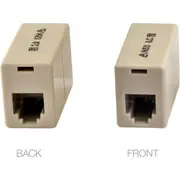 6P6C RJ12 Socket To Socket Gender Changer Joiner Tel5009