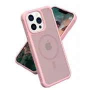IPhone 13 Pro Max Case,Compatible With MagSafe,Military-Grade Protective Case,Scratch-Resistant Back Cover-Rose Gold
