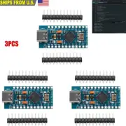 3Pcs Pro Micro ATmega32U4 5V USB Mini Connection Board 5V 16MHz for Arduino IDE