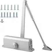 SimyVaid Door Closer, Automatic Door Closer, Commercial Grade Size 3 Spring, Commercial or Residential Door Closers with UL Listing, Aluminum Commercial Hydraulic Door Closer