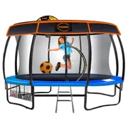 Kahuna 16ft Trampoline Free Safety Net Spring Pad Cover Mat Roof Basketball Set