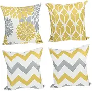 ERINGOGO 4pcs Pillow Case Pillowcases Plush Protectors for Cushion Covers Bed Cushions Striped Fluffy Decorative Pillows Embroidered Pillow Covers Sofa Pillowcase Stylish Pillowcase Linen