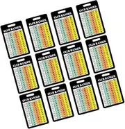 SHINEOFI 12 Sheet Golf Scorecard Golf Chart Range Cards Training Equipment Aid Card Club Range Chart Coated Paper