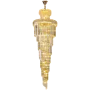 Delessi Verona 13LT Crystal Spiral Chandelier