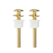 Cistern To Toilet Pan Fixing Fitting Sealing Kit 2pcs Gold Coupling Bolts New