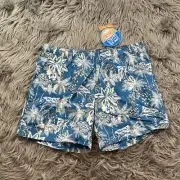 NWT Columbia PFG Super Backcast 5” Fishing Water Shorts Sz M UPF Swordfish Palm
