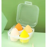 在飛比找蝦皮購物優惠-雞蛋盒美妝蛋 美妝蛋 粉撲蛋 粉撲 水滴型 水滴斜切 彩妝蛋