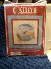 Janlynn Cathy Needlecraft Canada Geese 22”x22”Embroidery Color Print Kit #00502