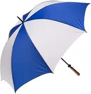 Clifton Traditional Golf With Wood Handle, Royal Blue And White