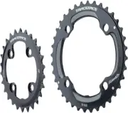 RaceFace Turbine Chainring 26/36t 64/104 BCD 11-Speed Aluminum Black Road MTB