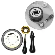 Wax Seal Kit Wax Furnace Tools Lightweight Stamp Handle with Wax Melting Spoon