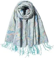 [TUSHUSTY] Pashmina Feel Shawls Wraps Rave Scarf for Women Soft Silky Reversible Men Scarves Hijab