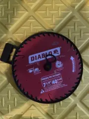 Diablo 7-1/4in. x 40-Tooth Circular Oscillating Wood Cutter Durable Saw Blade