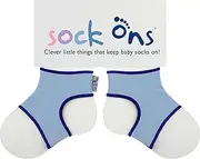 Sock Ons SockOns - Clever Little Things Baby Socks Large, Light Blue