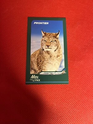 Frontier Airlines Trading Card-Max The Lynx