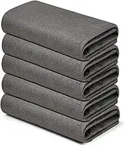 NAMIX Pack of 5 Thickened Magic Cleaning Cloths, Reusable Microfibre Cloths, Streak-Free Wonder Cloth, Lint-Free Cleaning Cloth for Kitchens, Glass, Cars (30 x 40 cm)