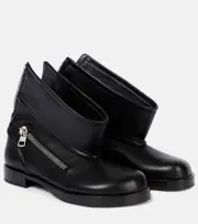 [JW Anderson] JW Anderson Leather biker boots AU 6 black