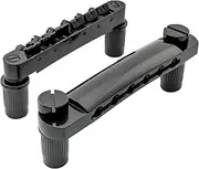 [Musiclily] ABR-1 Style Tune-O-Matic Bridge and Tailpiece with Anchors and Studs Set for Epiphone Les Paul SG Style Electric Guitar,Black