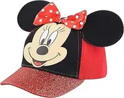 [Disney] Minnie Mouse Kids Hat, Toddler or Little Girls Baseball Cap Ages 2-8