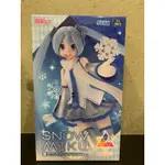 超級可愛日版 SEGA LUMINASTA 初音未來 雪初音 SNOW MIKU 雪花 雙馬尾 SKYTOWN 景品