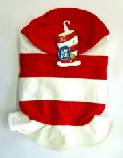 Dr Seuss Red White Striped Felt Stovepipe Hat Costume Cat in the Hat Movie Merch