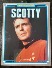 FILES Magazine Focus On SCOTTY Star Trek John Peel 1987 SIGNED by James Doohan!