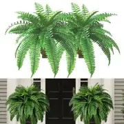 1Pack Lifelike Light Impervious Man Made Fern Fern Green With Realistic Fern