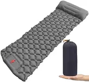 5cm Ultralight Camping Mattress Pad, Waterproof Inflatable Sleeping Pad, Anti-Slip Portable Foldable Mattress, Inflatable With Built-In Pillow, Foot Inflatable Mattress,Suitable For Camping, Traveling