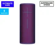 UE BOOM 3 Wireless Portable Bluetooth Speaker 360 Deg Sound - Ultraviolet Purple
